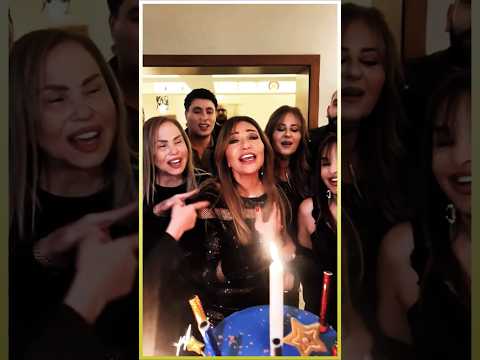 عيد ميلاد الفنانة ليلى علوي بحضور نخبة من الفنانين