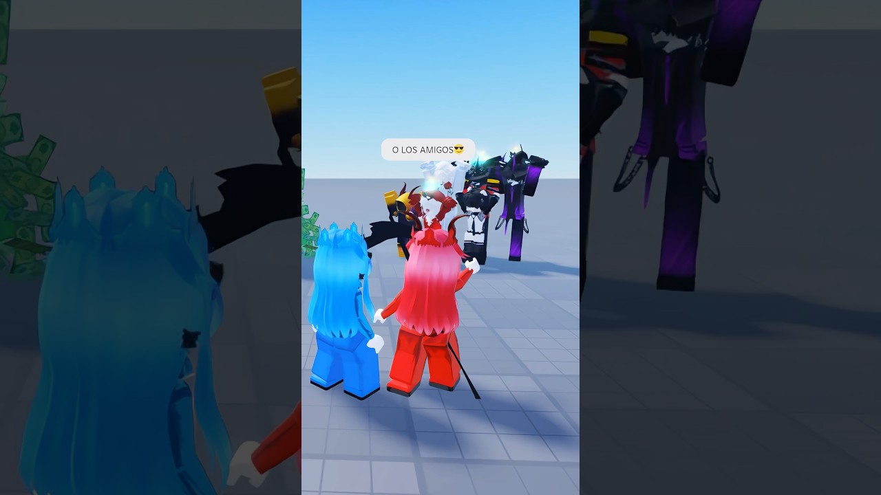 EL DINERO O LOS AMIGOS?😱😂 #roblox #memes #humor #robloxshorts