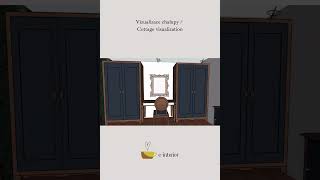 Chalupa/Cottage #interiordesign #apartman #cottage #cottagedecor #farmhouse #interior #sketchup