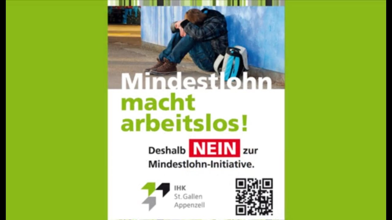 Nein zur Mindestlohn-Initiatiative