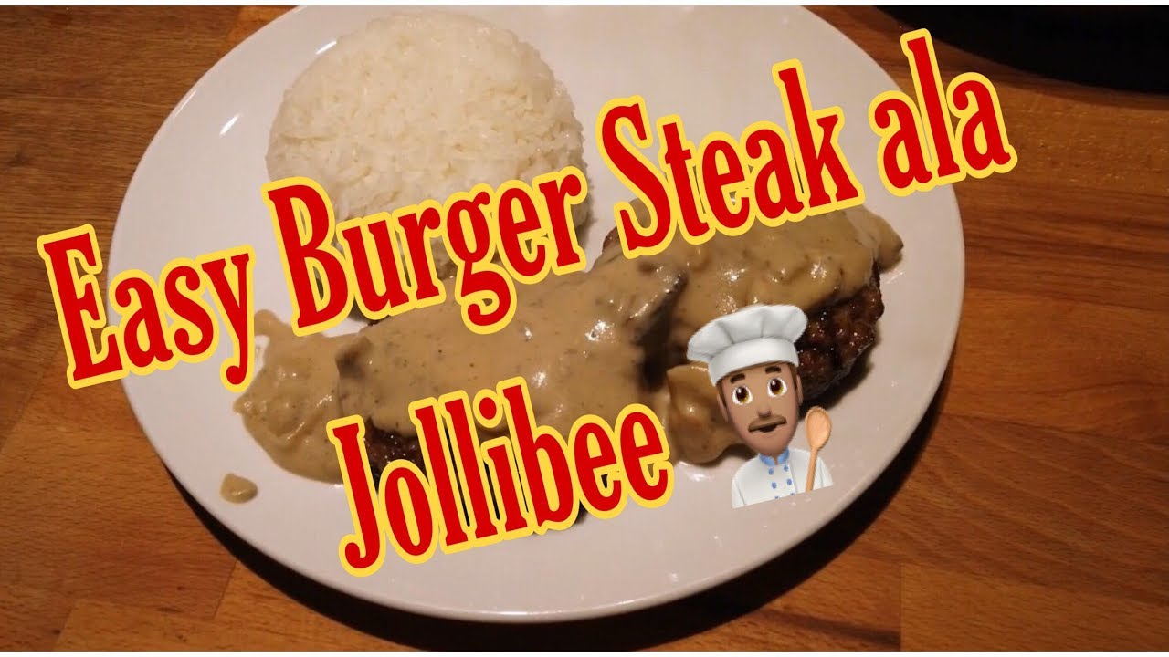 Easiest Burger Steak Recipe ala Jollibee (30 mins cooking