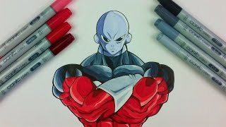 How To Draw Jiren The Gray - Universe 11 Strongest Warrior Tutorial By Tolgart