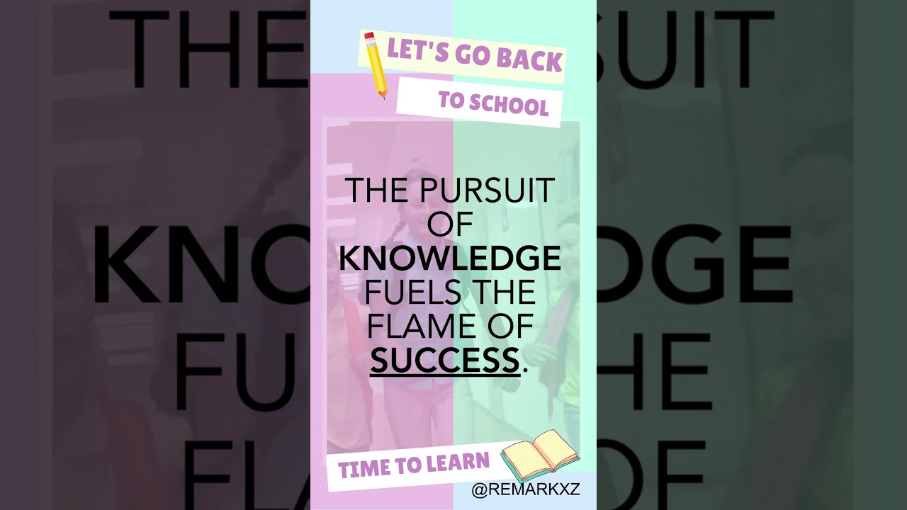 Pursuit of Knowledge