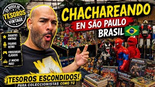 CHACHAREANDO en BRASIL visitando un tianguis #juguetesvintage y salieron unas piezas interesantes