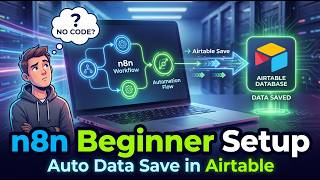 Build Your First n8n Automation | Auto Airtable Data Save (Urdu/Hindi)
