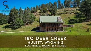 Log Home for Sale in Hulett Wyoming