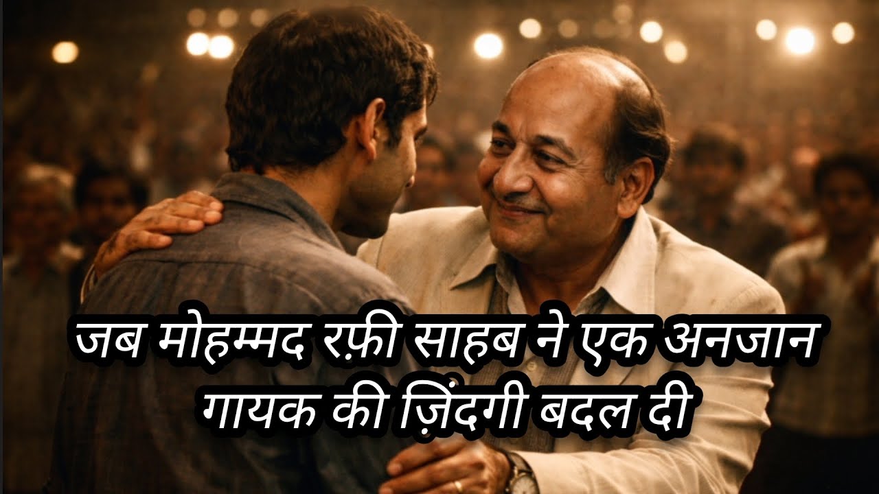 जब मोहम्मद रफ़ी साहब ने एक अनजान गायक की ज़िंदगी बदल दी #viral 