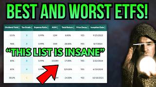 Analyzing The Absolute BEST & WORST Dividend ETFs...