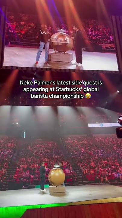 ok but what do we think her coffee order is?? #kekepalmer #starbucks #baristachampion