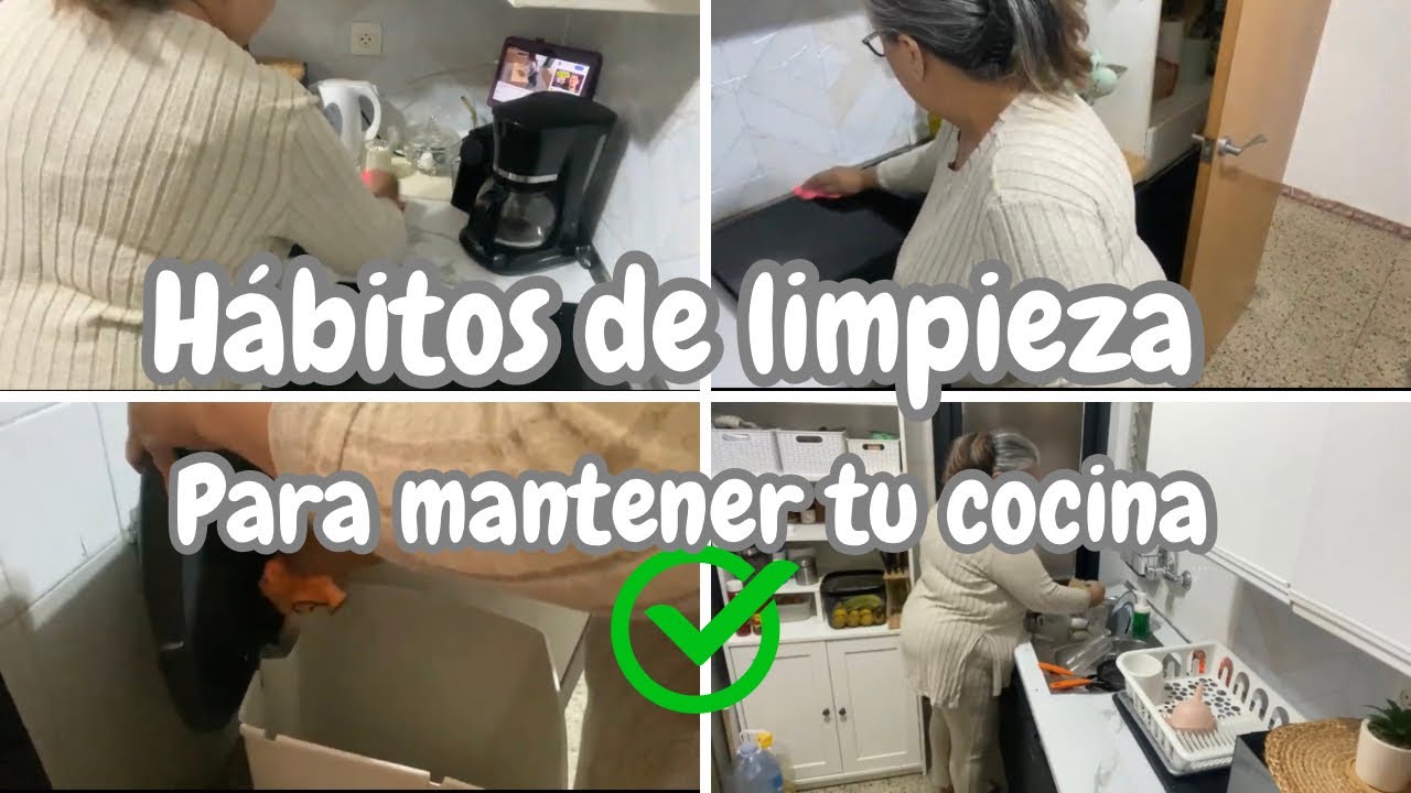 HÁBITOS de LIMPIEZA para una COCINA RELUCIENTE | COMO MANTENER TU ...
