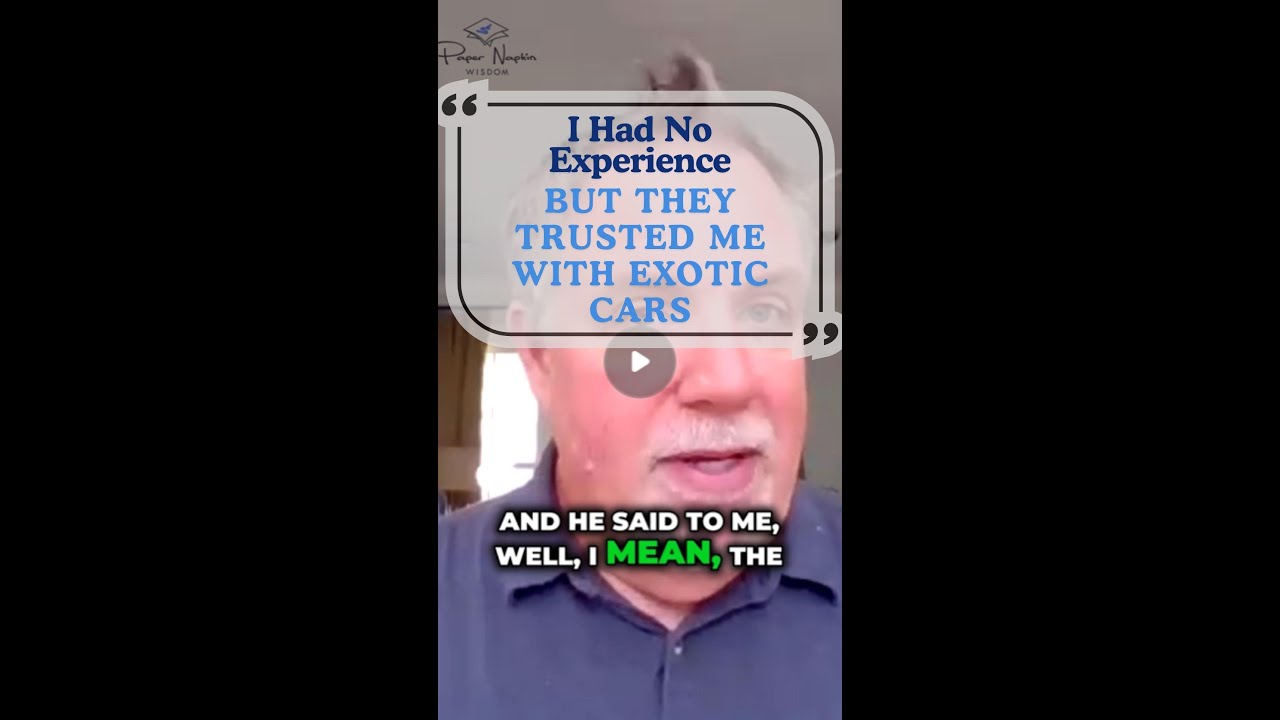 I Had No Experience_ But They Trusted Me With Exotic Cars