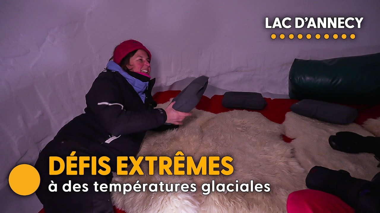 À Annecy, on peut dormir dehors sous -30 degrés !