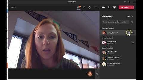 Teams Waiting Room Management