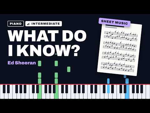 What Do I Know? - Ed Sheeran