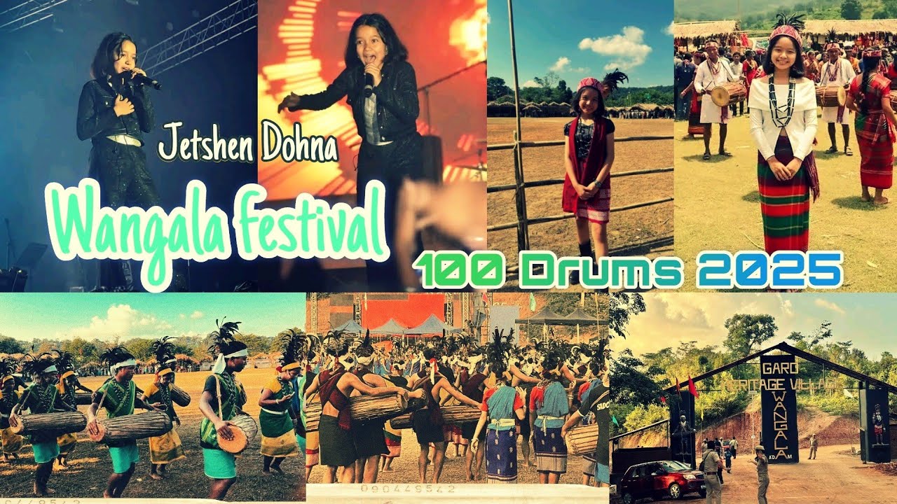 Wangala festival 100 Drums 2025 @jetshendohna 