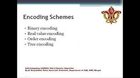 Encoding: Genetic Algorithm