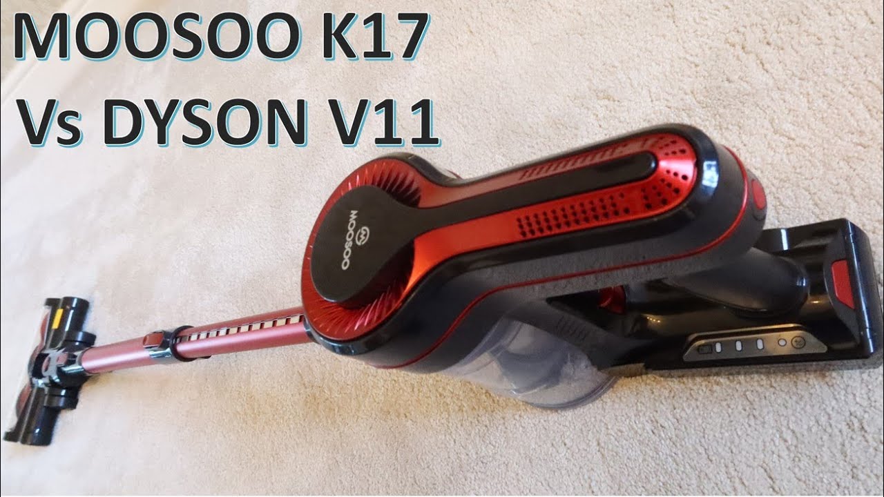 Moosoo Cordless Vacuum Cleaner unboxing vs Dyson v11 YouTube
