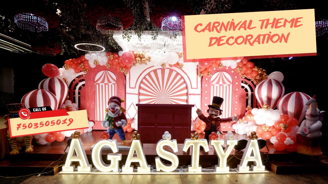 Let the Carnival Theme Decor Magic Begin! 🎪