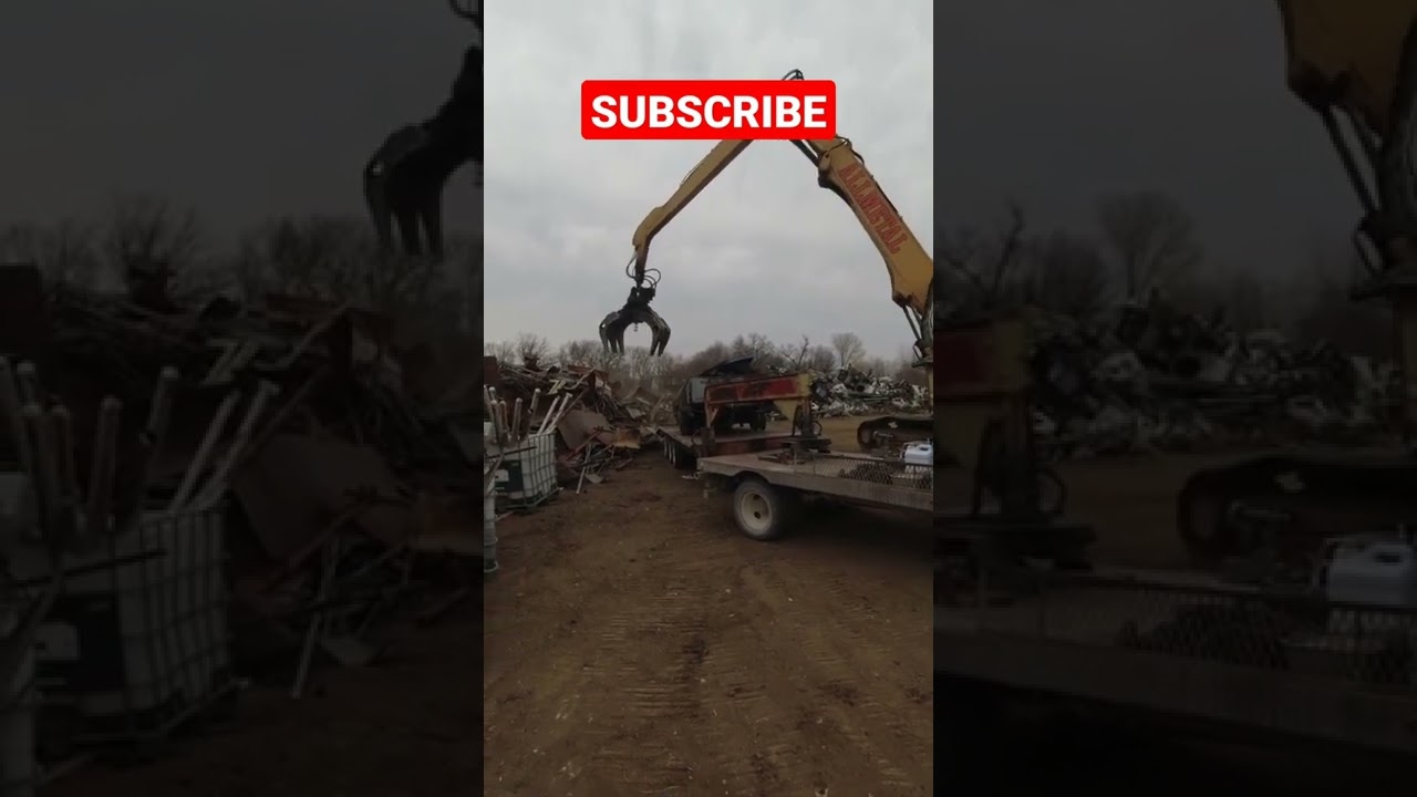 Unloading Scrap Metal 