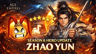 Zhao Yun En Season 6 Mejor Comandante? Age Of Empires Mobile Actualización De Héroes