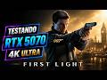 007 FIRST LIGHT em 4K na RTX 5070 ficou INSANO