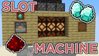 SLOT MACHINE Showcase + Tutorial | Minecraft Redstone