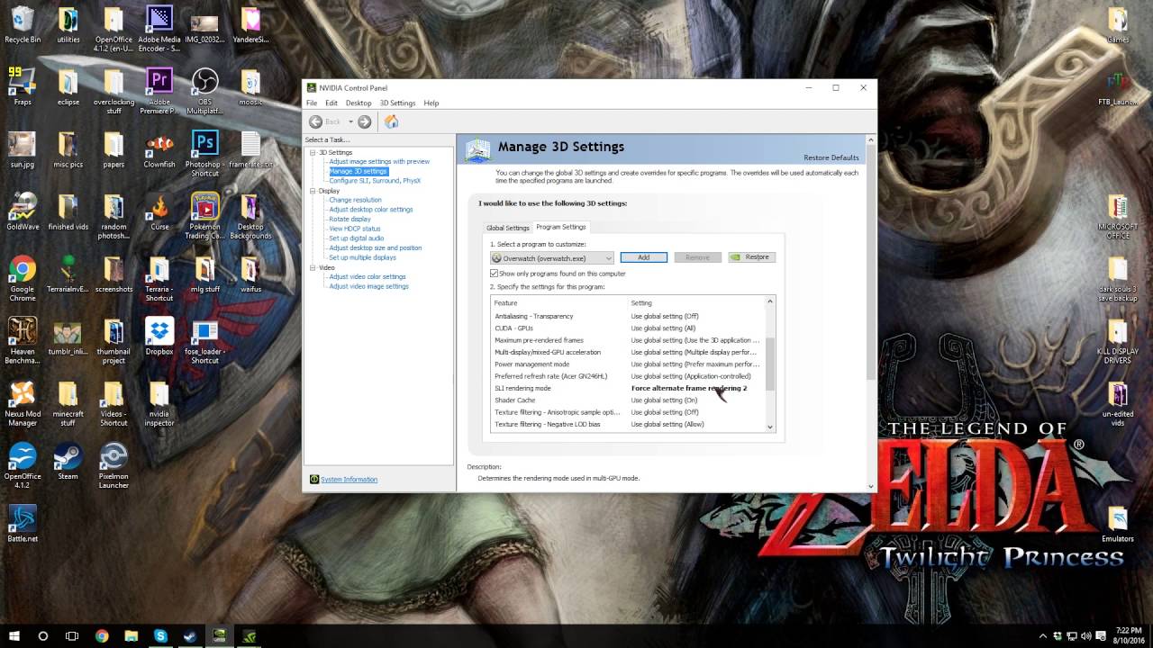How to enable SLI in Overwatch YouTube