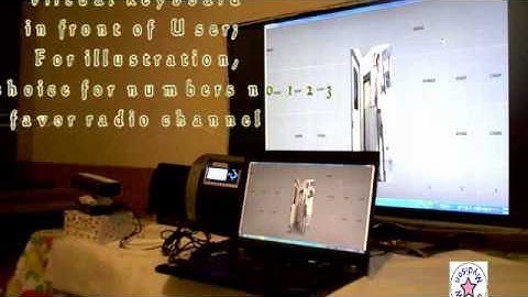 iRIID Video 8/9 - iRIID Gesture Interface Robot Virtual SIRIUS Radio Control Panel Video