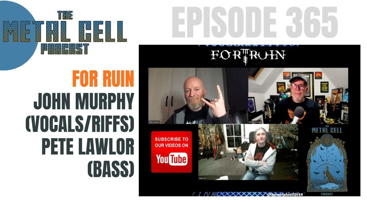 FOR RUIN – Exclusive Track By Track album interview by John & Pete | Painted In The Colours Of War.