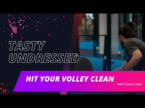 Volley technique: compact preparation and core rotation