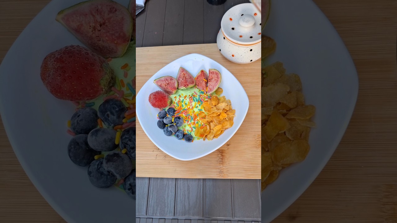 Frozen yogurt bowl !!! 🥣