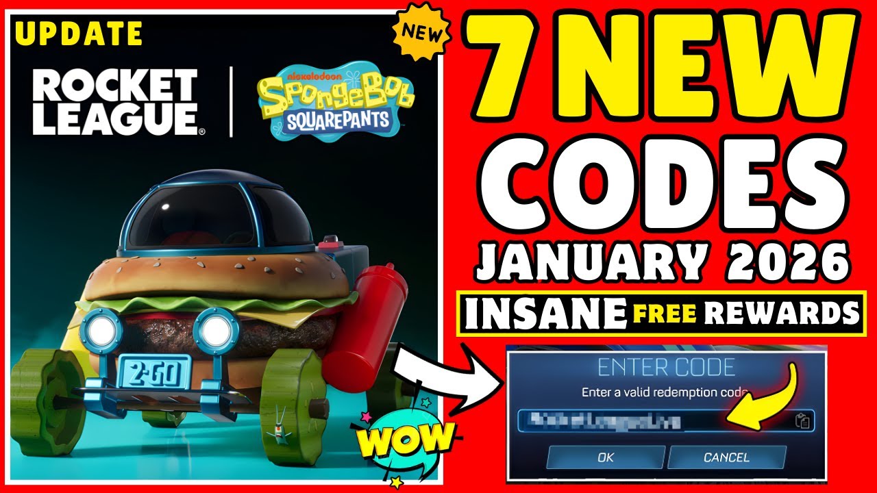 ⚠️ JANUARY 2026 ⚠️ ROCKET LEAGUE REDEEM CODES 2026 - ROCKET LEAGUE CODES 2026 - ROCKET LEAGUE CODES