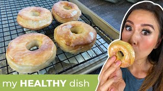 How to make Glazed Donuts in the Air Fryer | MyHeathyDish