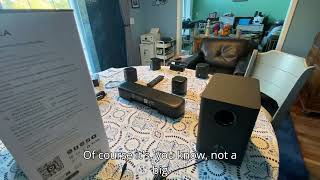 Ultimea 7.1 Channel Virtual Surround Soundbar Aura A40 unbox and install