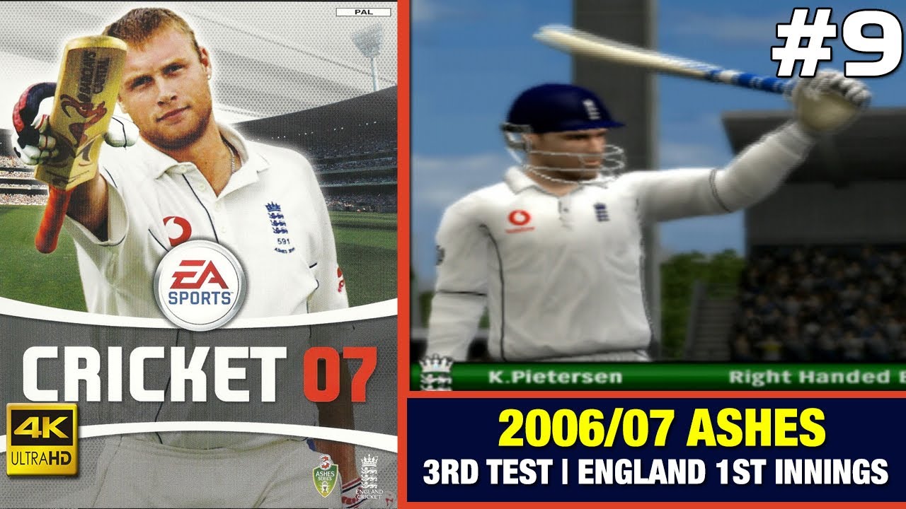 EA Sports Cricket 07 Ashes Playthrough #9 | OUR BEST BATTING YET! | PS2 4K Gameplay