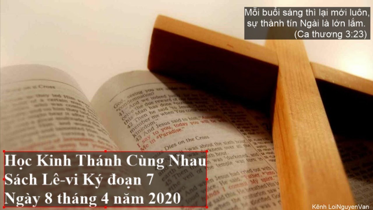 ️🌹Lê-vi ký đoạn 7. Học Kinh Thánh Hàng Ngày - 8 tháng 4 năm 2020. ️🌹 ...