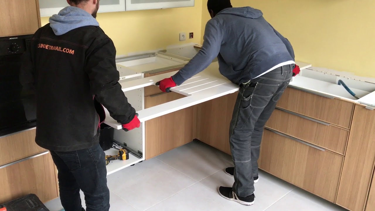 Pose Dun Plan De Travail En Pierre Quartz Silestone