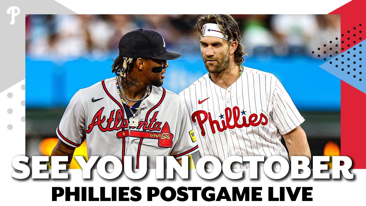 Braves take three of four, and the division title from the Phillies Phillies Postgame Live
