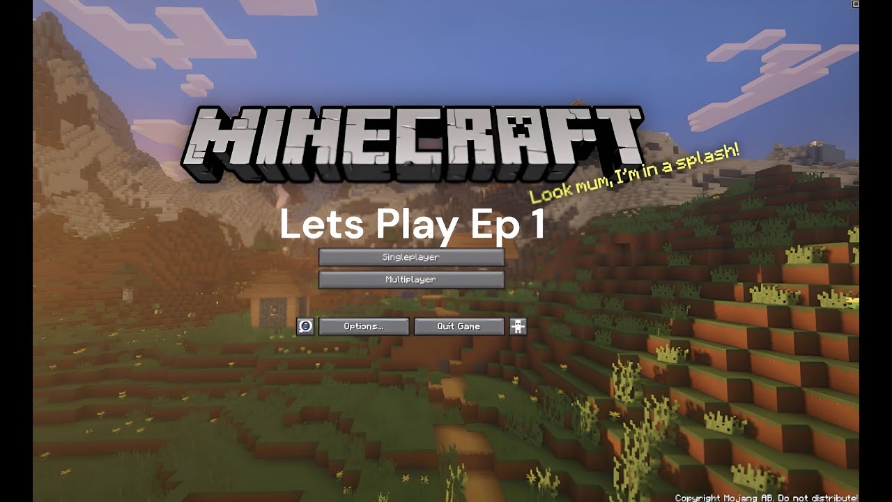 Minecraft Lets Play Ep 1 - YouTube
