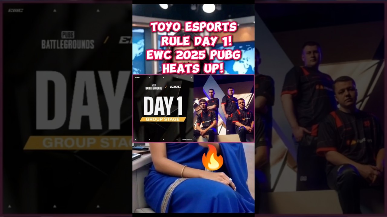 PUBG at EWC 2025 Stage 1 Day 1 at Riyadh's Qiddiya City Arena