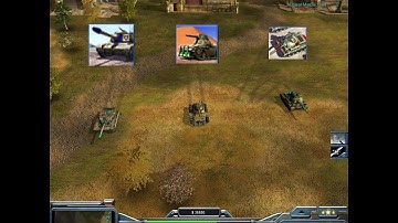 Crusader vs Scorpian Tank vs Battlemaster (Command and Conquer Shockwave)