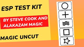 ESP Test Kit by Steve Cook and Alakazam Magic -Magic Uncut #magic