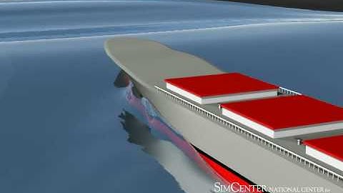 Response of S175 Container Ship to Large Amplitude Incident Waves (CFD Simulation)