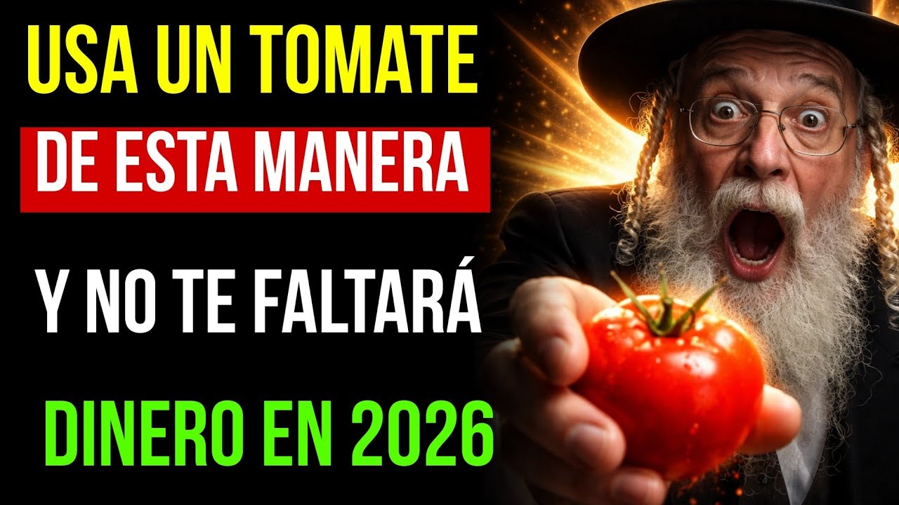 Usa TOMATE Así y el Dinero Llegará a Ti — Sabiduría Judía para Atraer Abundancia