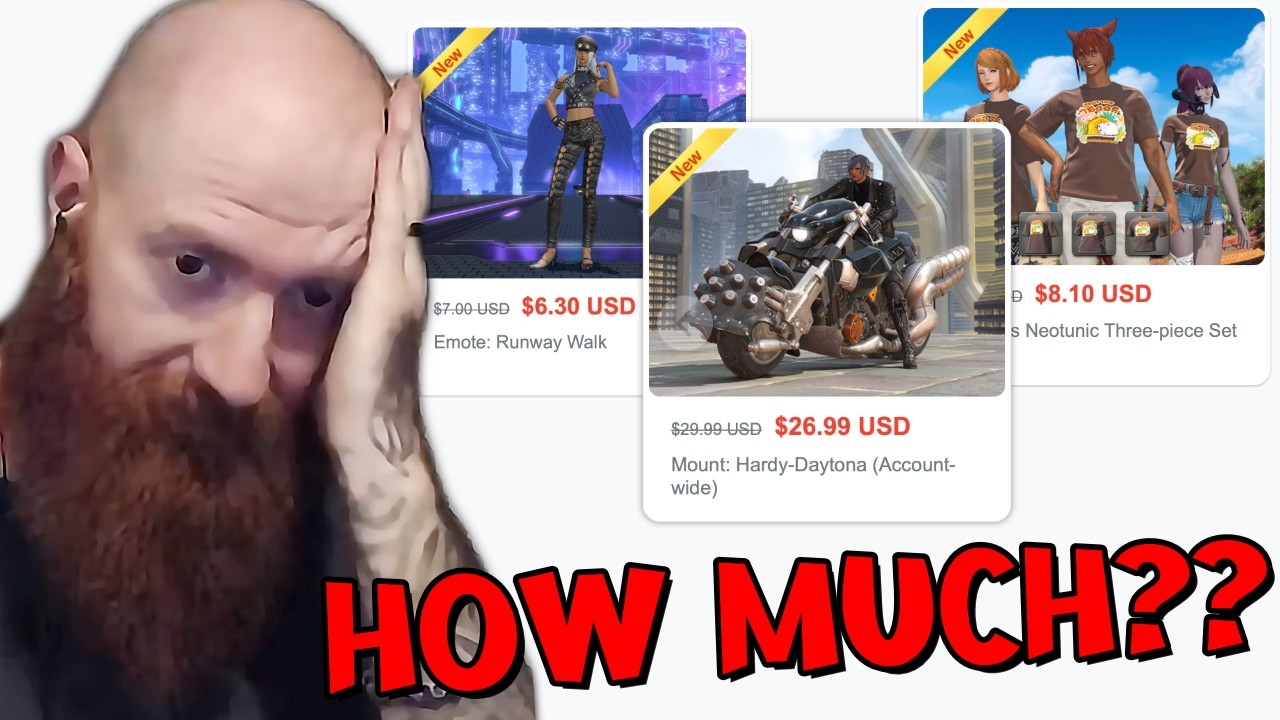Xeno Reacts to New FFXIV Mog Station Items - YouTube