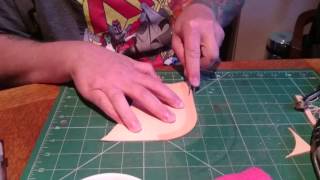 Using wing dividers for leatherwork