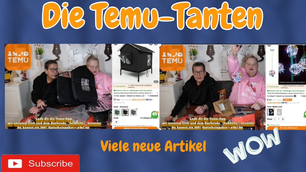 Die Temu-Tanten Neues von Temu 😉 🫣😍🤭