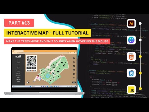 PART 13 - INTERACTIVE MAP TUTORIAL 🔴 MAKING OBJECTS MOVE WITH JAVASCRIPT