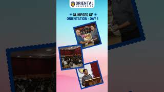 Deeksharambh - Student Induction Programme (SIP) Day 1 Highlights! 🎉 #orientaluniversity #indore Wealth