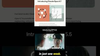 Two Frontier AI Models Dropped in ONE Week 🤯 Claude Opus 4.7 vs GPT-5.5 #Claude #OpenAI #LLMs